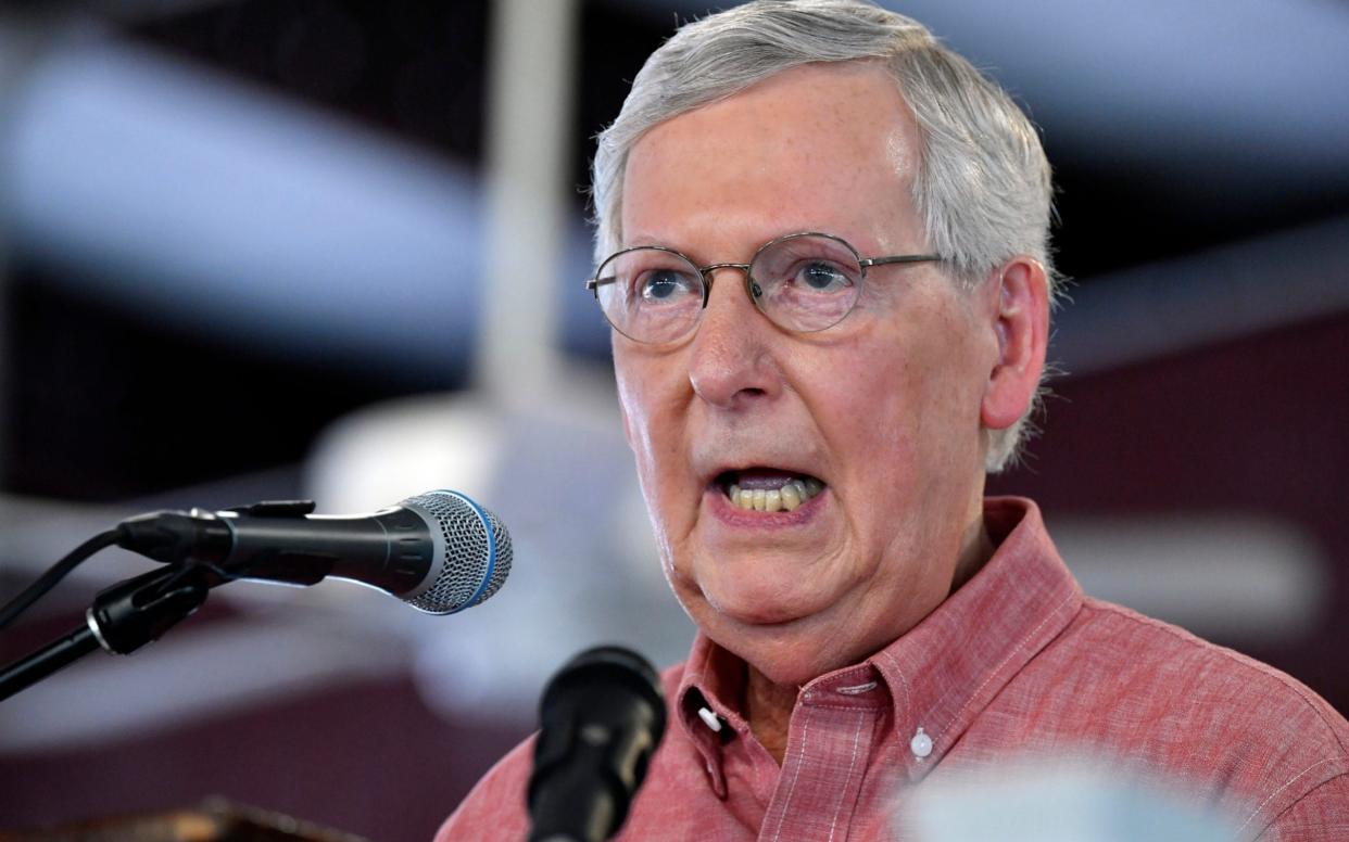 Mitch McConnell rejects US mayor' demands - FR43398 AP