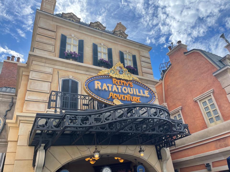 exterior shot of remy ratatouille adventure at epcot