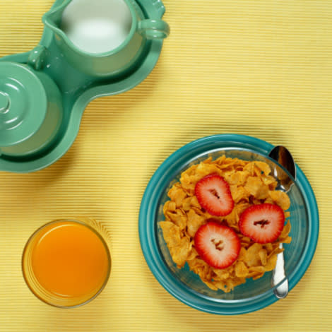 A healthy breakfast is perfect before a big game.