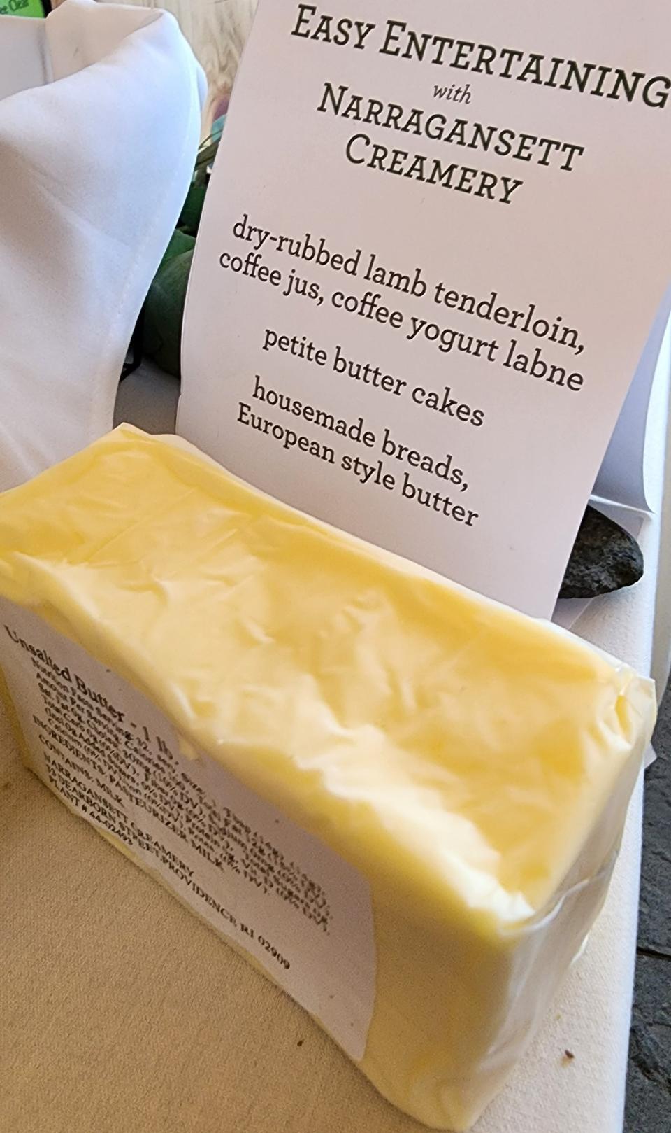 Narragansett Creamery introduced a new French butter that was used by Easy Entertaining to make Petite Butter Cakes to serve at Farm Fresh R.I.'s Local Food Fest.