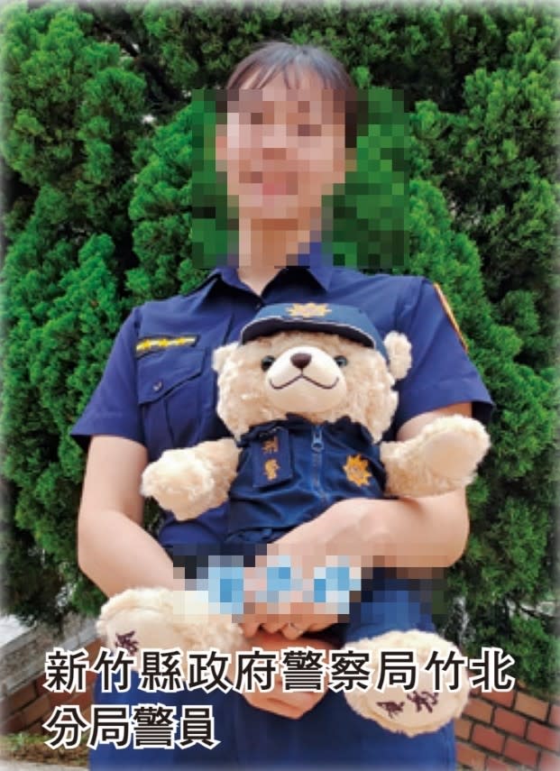 <cite>女警正職工作雖然表現平平，但仍有積極參與警方的反詐騙宣導。（圖／翻攝自記者爆料網）</cite>