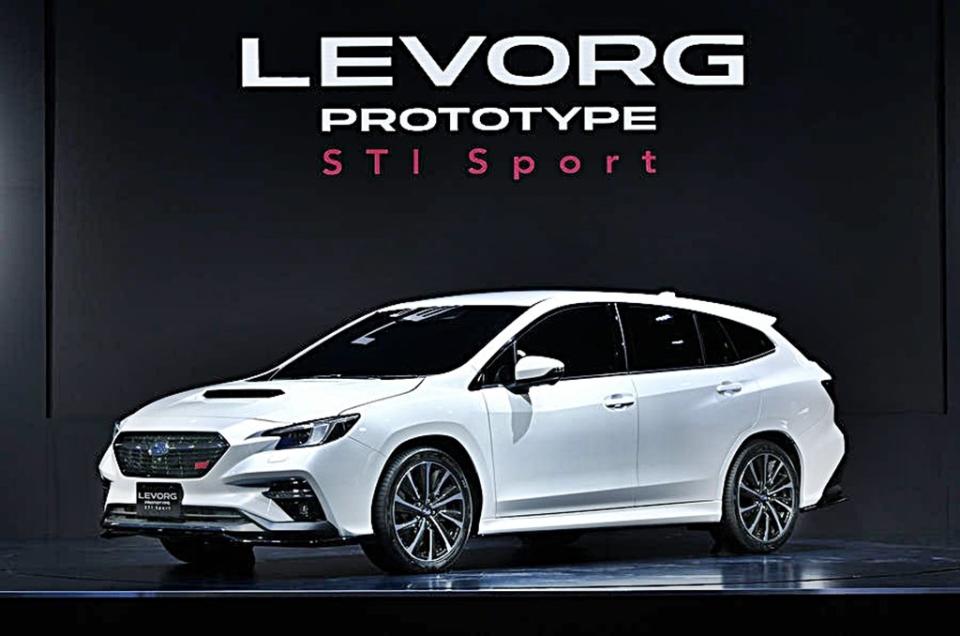 SUBARU的 Levorg STi性能版旅行車的原型車亮相