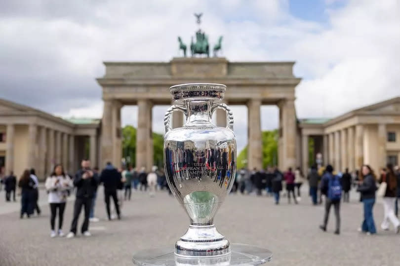 The Euros trophy -Credit:UEFA via Getty Images