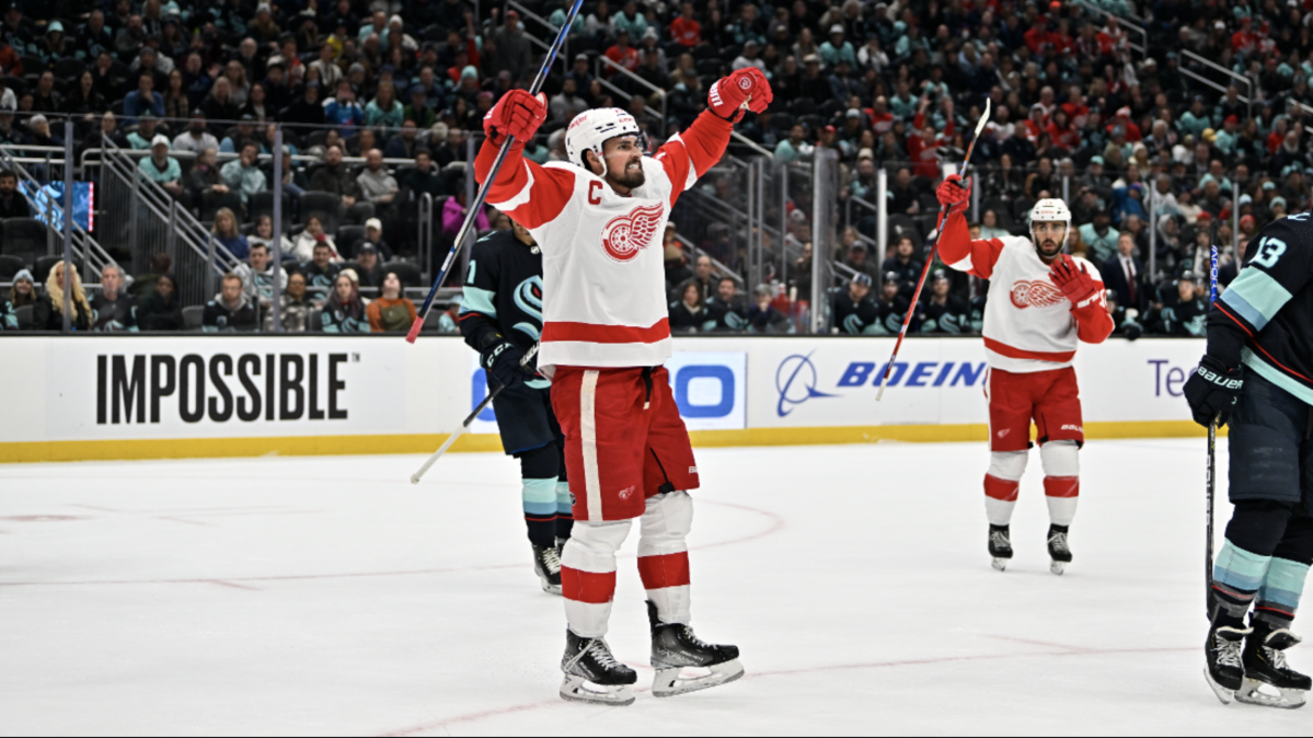 Detroit Red Wings' Dylan Larkin injured in U.S. loss to Canada