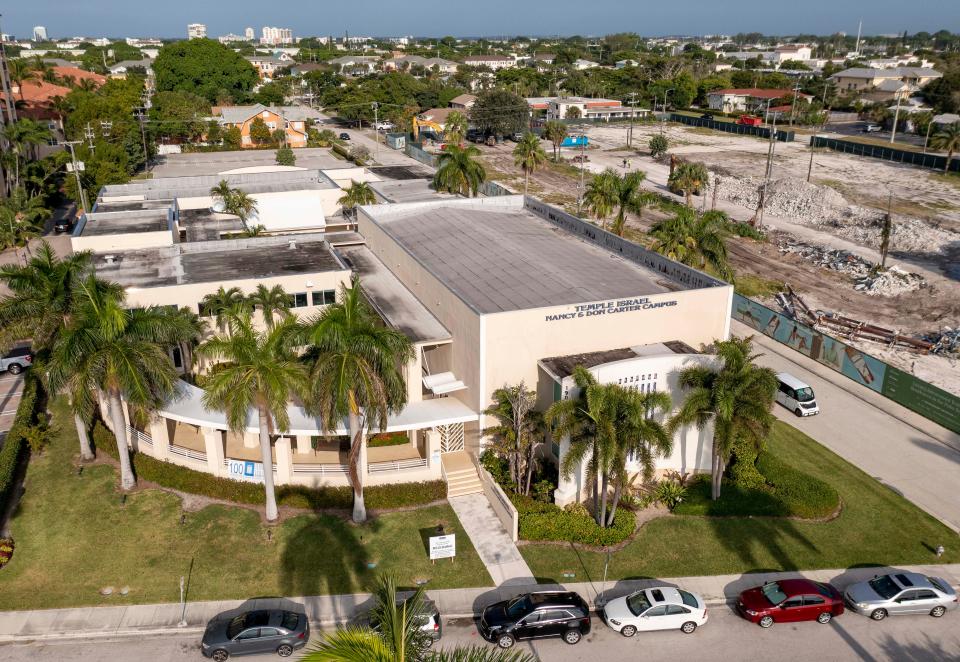 Temple Israel at 1901 N. Flagler Drive in West Palm Beach, Florida on September 7, 2023.