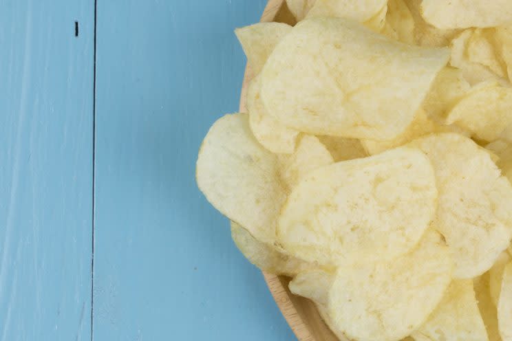 Yes, even chips can give you salmonella. 