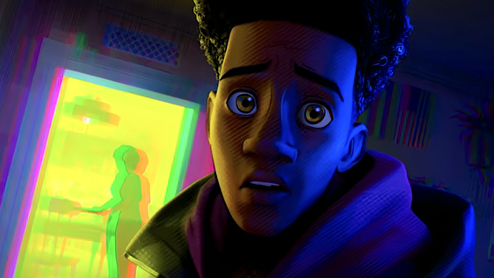 Miles Morales in Spider-Man:  Across the Spider-Verse