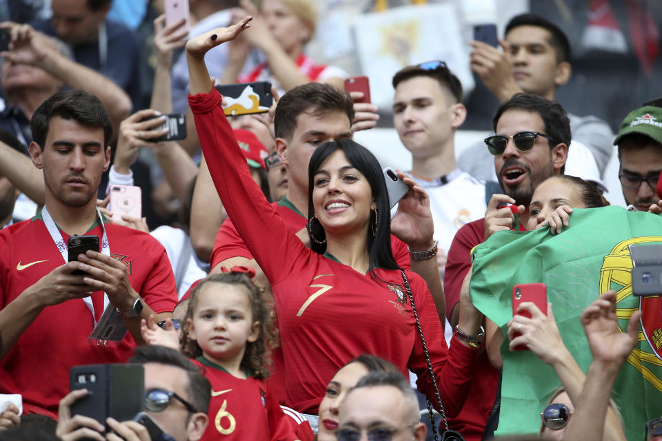 World Cup WAGs and families