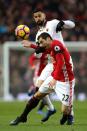 <p>Henrikh Mkhitaryan is denied a run on goal</p>