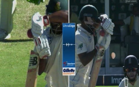 Bavuma dismissal - Credit: Sky Sports