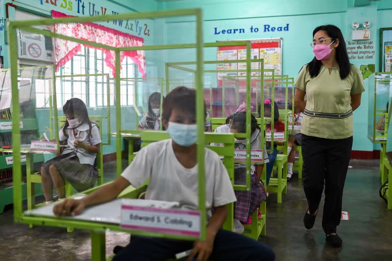 Philippines reopen 28 schools in Metro Manila