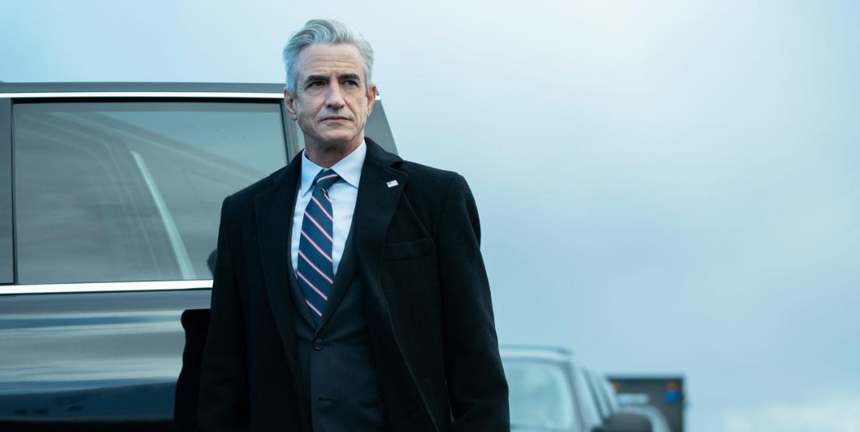 dermot mulroney as president ritson, secret invasion