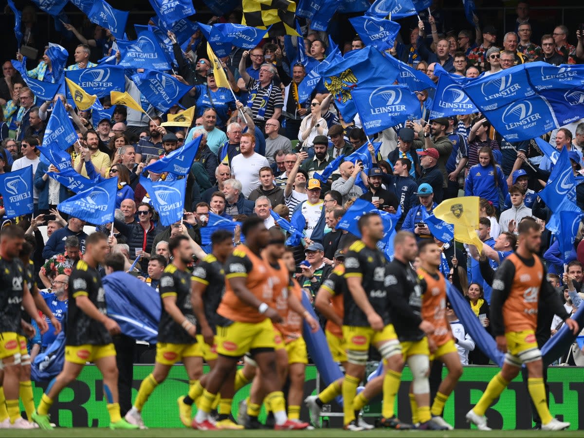Passionate fans from Leinster and La Rochelle created a special atmosphere in Dublin (Getty Images)