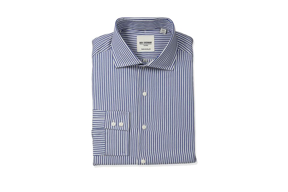 Ben Sherman Dobby Stripe Dress Shirt