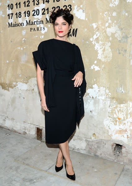 <b>LBDs with a twist: Selma Blair, Oct 2012</b><br><br>The actress turned heads in this Maison Martin Margiela for H&M oversized black dress at the collection launch in New York recently.