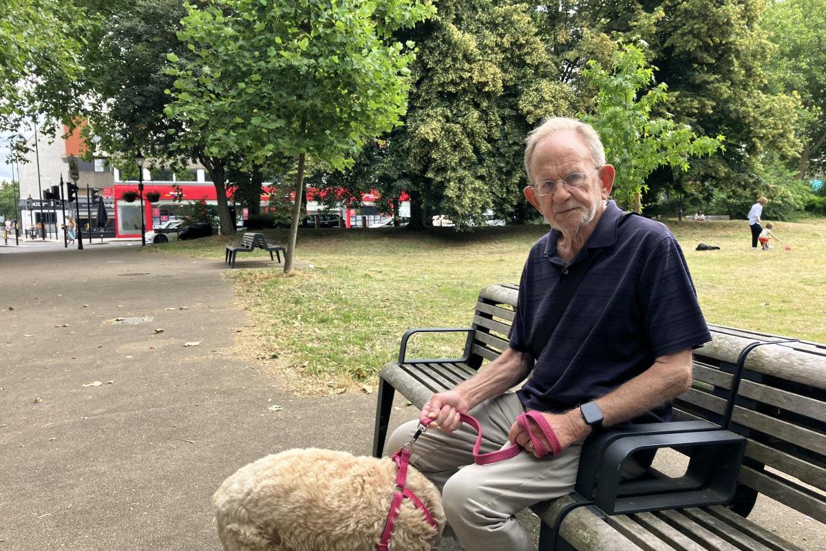 Peter Cross, 75, has lived in Beckenham for the past 20 years (Credit: Joe Coughlan)