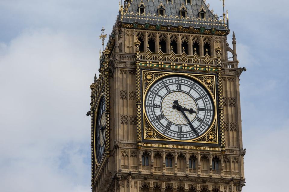 The Elizabeth Tower at the House of Parliament, which houses Big Ben and four other bells  (PA Archive)