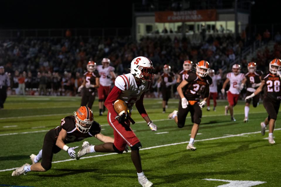 Souderton senior Danny Dyches is a dynamic two-performer for the Big Red.