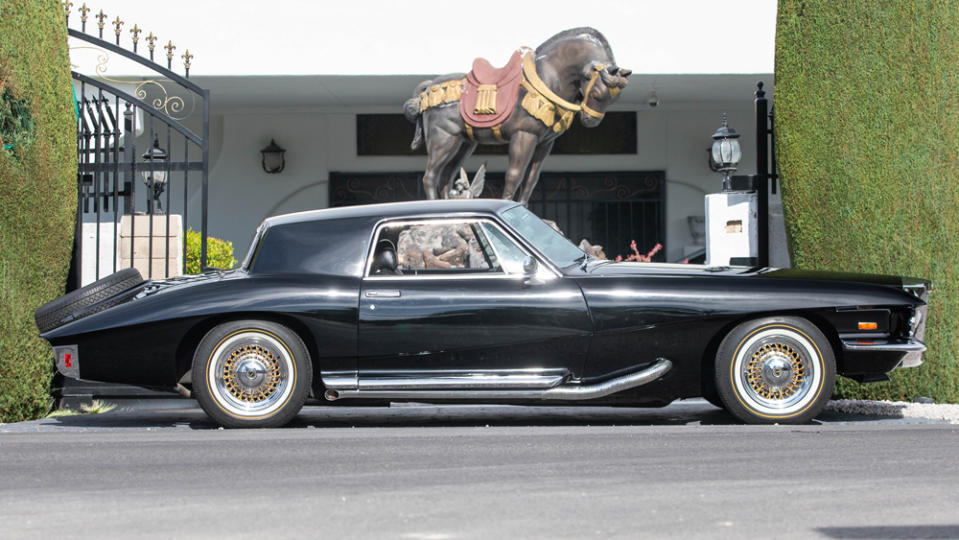 A 1971 Stutz Blackhawk once owned by Elvis Presley.