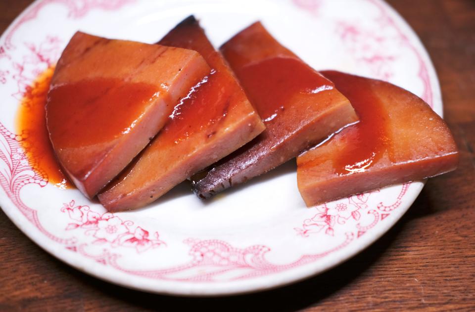Smoked bologna is served as a dinner appetizer at Jamil's Steakhouse.