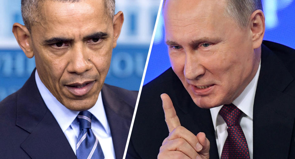 President Barack Obama and Vladimir Putin. (Photos: Saul Loeb, Natalia Kolesnikova/AFP/Getty Images)