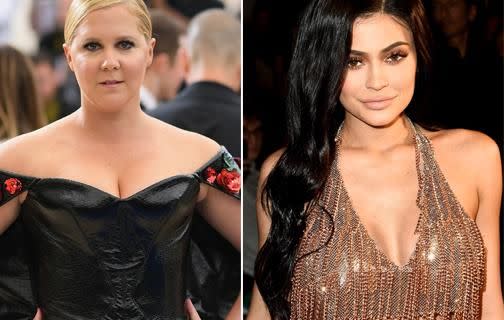 Kylie Jenner and Amy Schumer were new entries to this year's top 100 rich list. Source: Getty