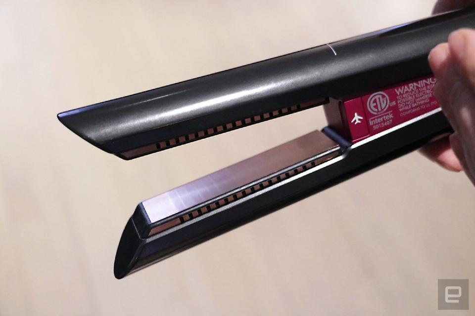 Dyson Corrale hair straightener flat iron hands-on