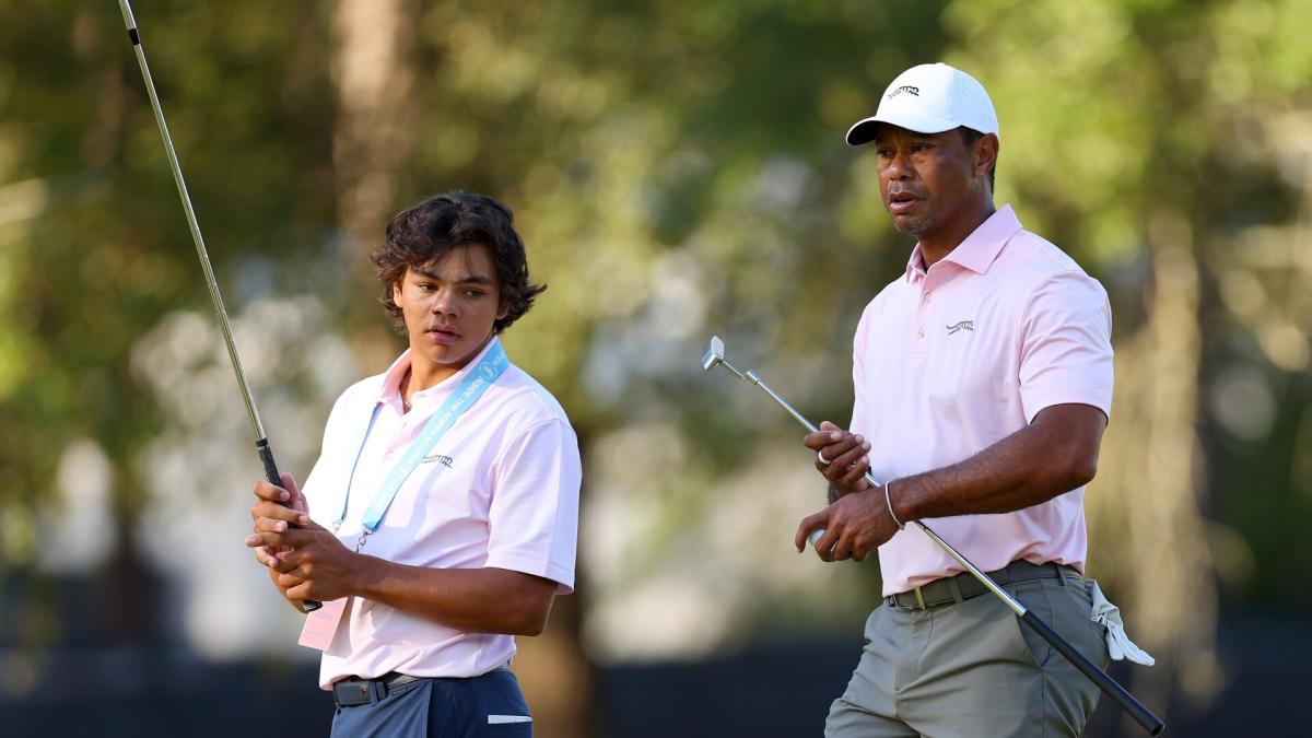 Charlie Woods makes history by qualifying for his first USGA championship