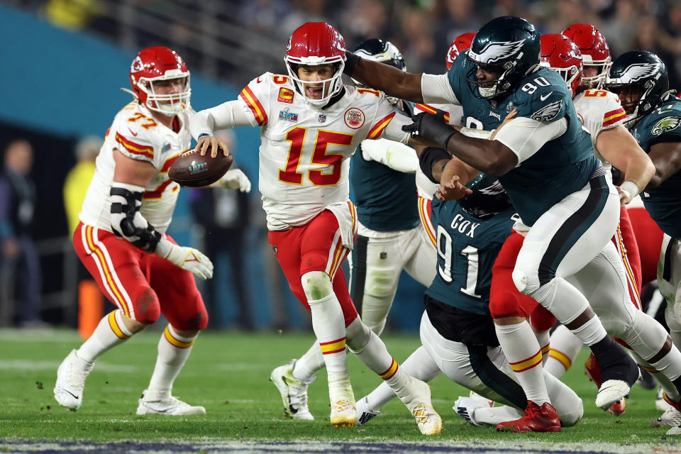 Super Bowl LVII at State Farm Stadium on February 12, 2023 in Glendale, Arizona. (Photo by Christian Petersen/Getty Images)<cite>Christian Petersen/Getty Images</cite>