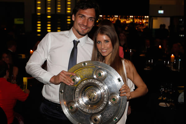 Mats Hummels und Cathy Fischer