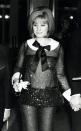 <p>Barb put a Peter Pan collar shirt and sparkly flares on the map when she donned this sheer getup to the '69 Oscars. </p>