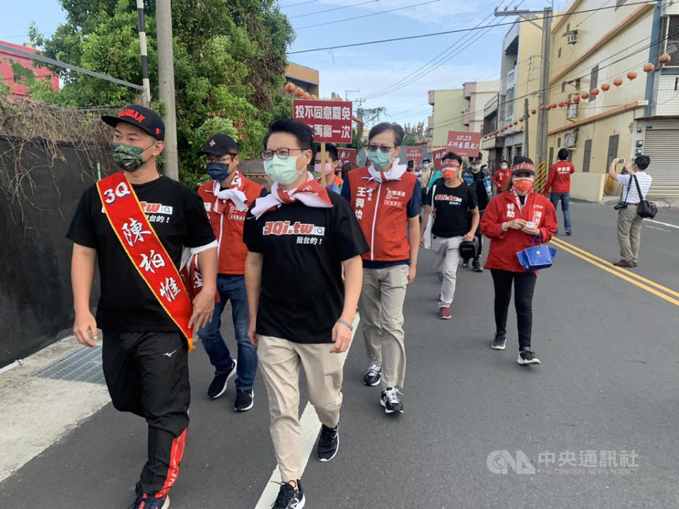 台灣基進立委陳柏惟罷免案23日投票。中選會主委李進勇今天說，投票通知單都已在15日前送達，並設置258個投開票所。（陳柏惟服務處提供）