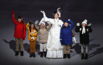 <p>Dancers perform during the Opening Ceremony of the PyeongChang 2018 Winter Olympic Games at PyeongChang Olympic Stadium on February 9, 2018 in Pyeongchang-gun, South Korea. (Photo by Jamie Squire/Getty Images) </p>