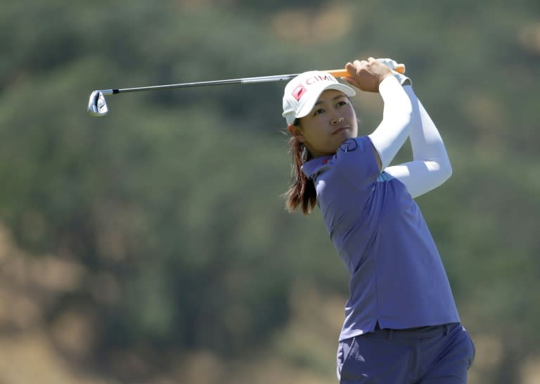 Kelly Tan of Malaysia plays in the third round of the U.S. Women's Open on July 9, 2016 in San Martin, California