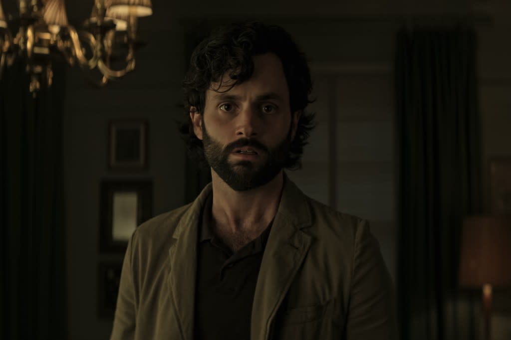 You. Penn Badgley as Joe Goldberg in episode 406 of You. Cr. Courtesy of Netflix © 2023