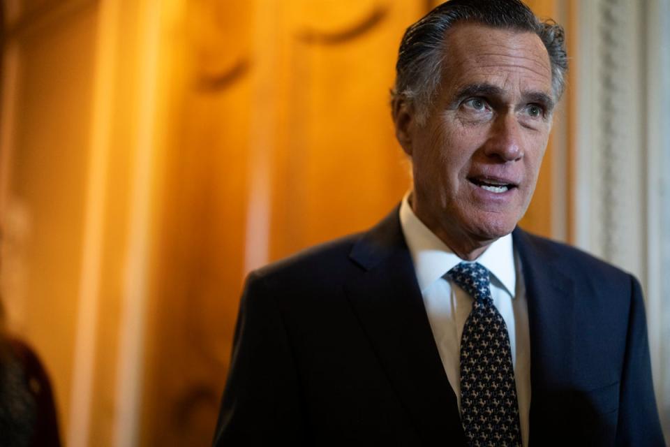 Romney fue uno de los 14 republicanos que votaron contra el proyecto de ley (Getty Images)
