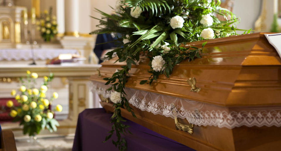<span>A family was kicked out of their loved one’s funeral for accidentally knocking over a chalice.</span> (Photo: Getty Images