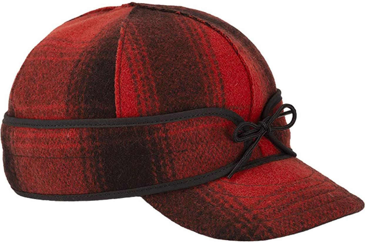 Stormy Kromer original red and black checkered cap