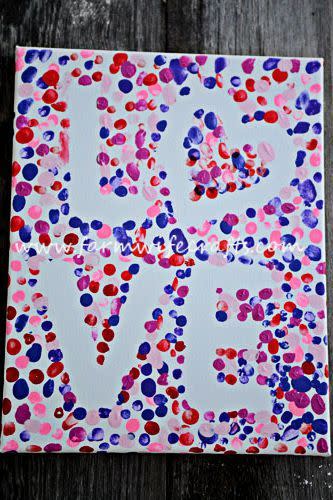 valentines crafts for kids fingerprint