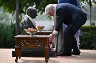 British Prime Minister Boris Johnson on a two-day visit to India