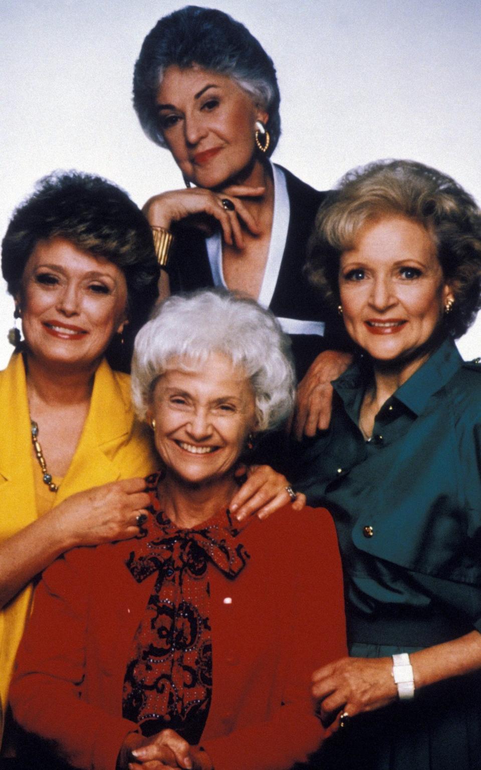 Betty White (to right of picture) with her Golden Girls co-stars Rue McClanahan, Estelle Getty and Bea Arthur - Touchstone Tv/Whitt-Thomas-Harris Prod/Kobal/Shutterstock