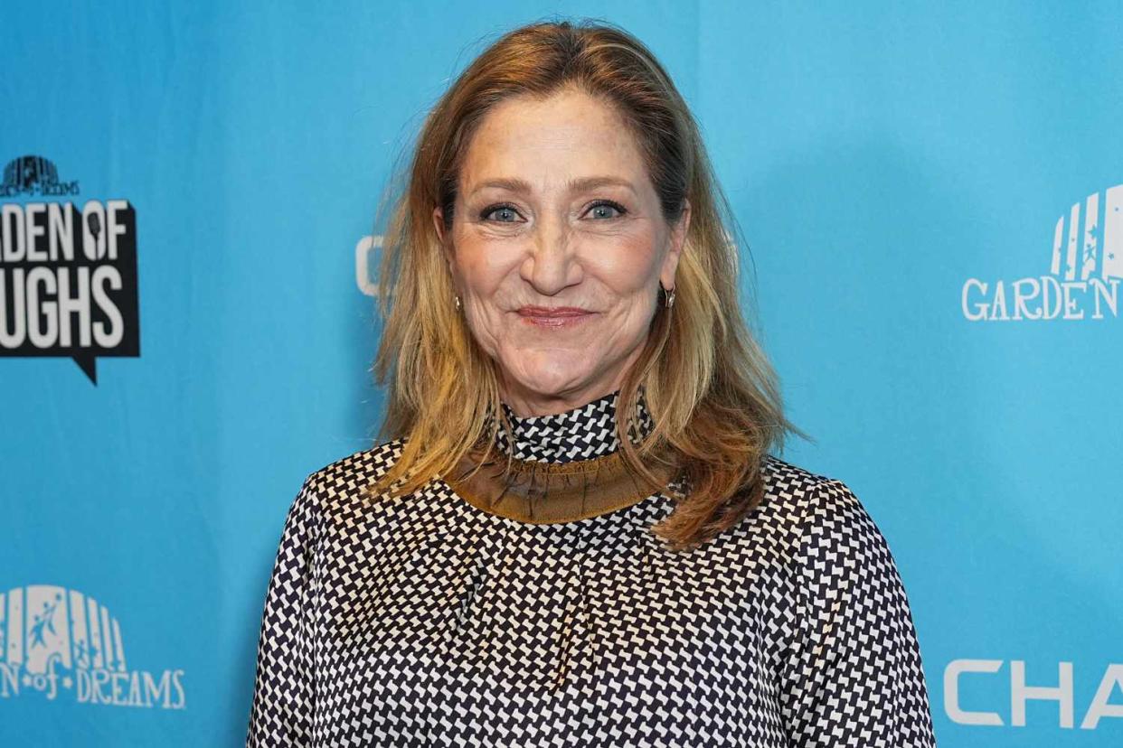 <p>John Nacion/Variety via Getty</p> Edie Falco at the Garden of Laughs Comedy Benefit held at The Theater at Madison Square Garden on March 27, 2024 in New York City.