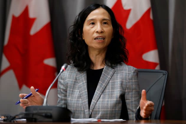 Canada's Chief Public Health Officer Dr. Theresa Tam attends a news conference in Ottawa on March 23, 2020. 