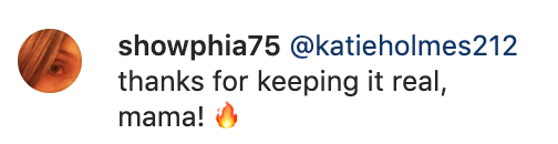 (Screenshot: Katie Holmes via Instagram)