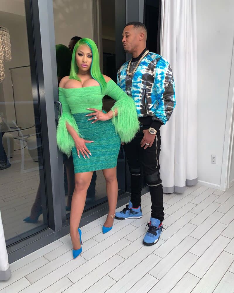 Nicki Minaj and her husband Kenneth Petty