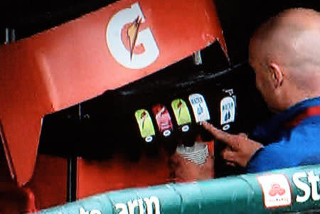 Today in Cubs history: The time Carlos Zambrano hit a Gatorade dispenser -  Bleed Cubbie Blue