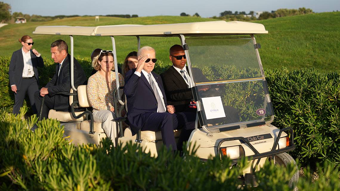 If Joe Biden accepted Donald Trump’s golf challenge, he might lose the match but win votes.