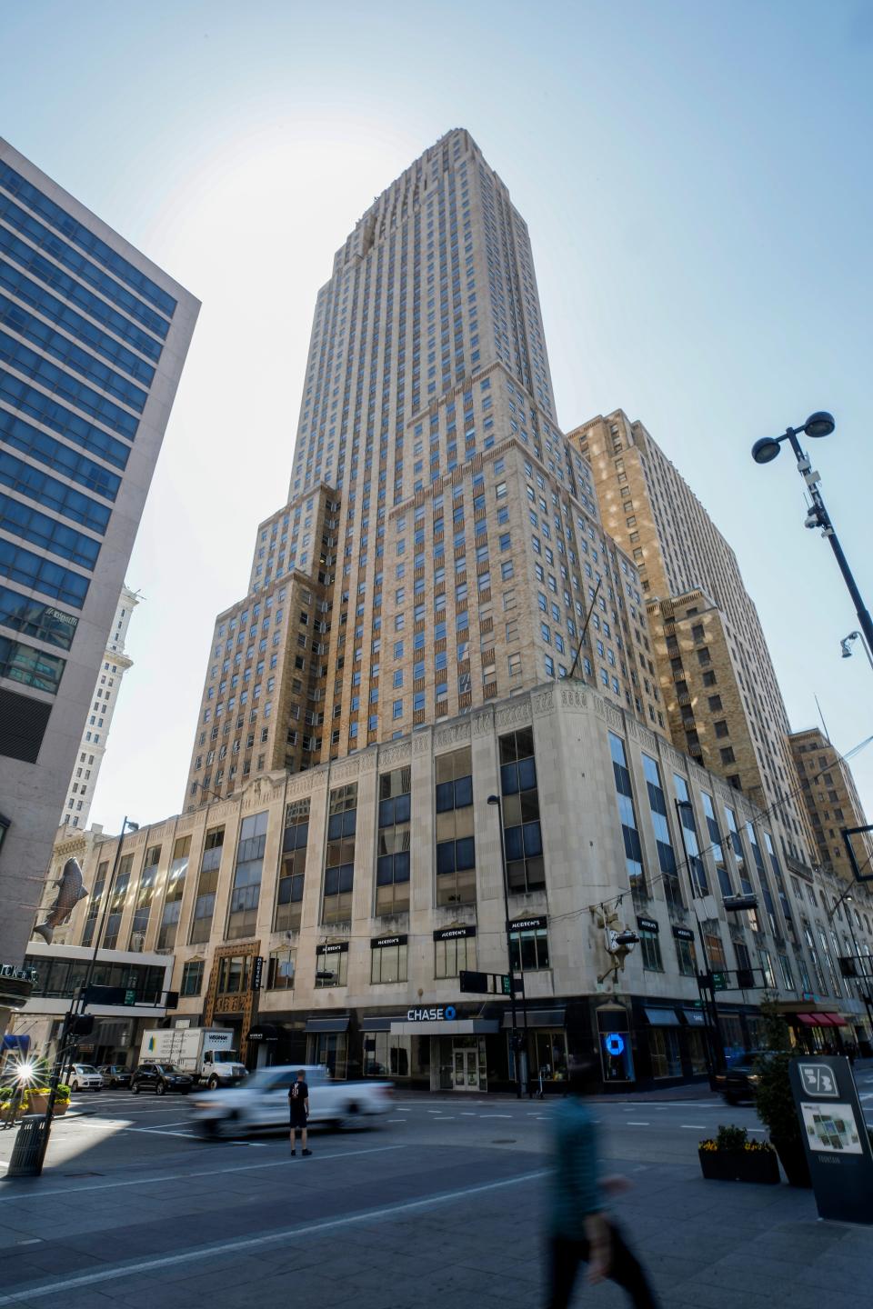 The developer planning to revive downtown's Macy's headquarters building is also at the helm of redevelopment Carew Tower into apartments.