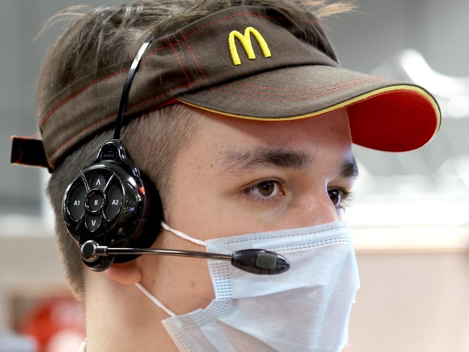 McDonald's worker Russia Moscow