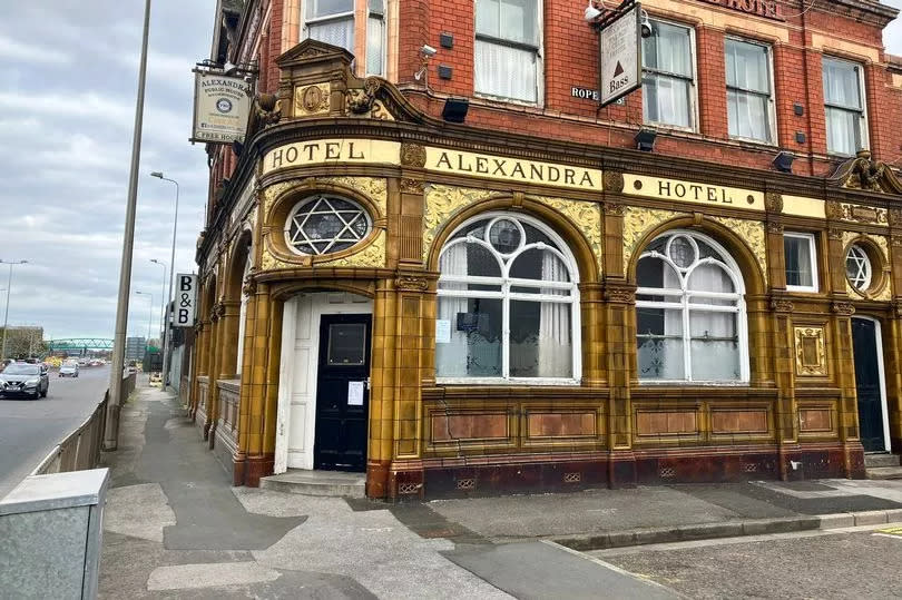 The Alexandra Hotel along the A63 Hessle Road, Hull